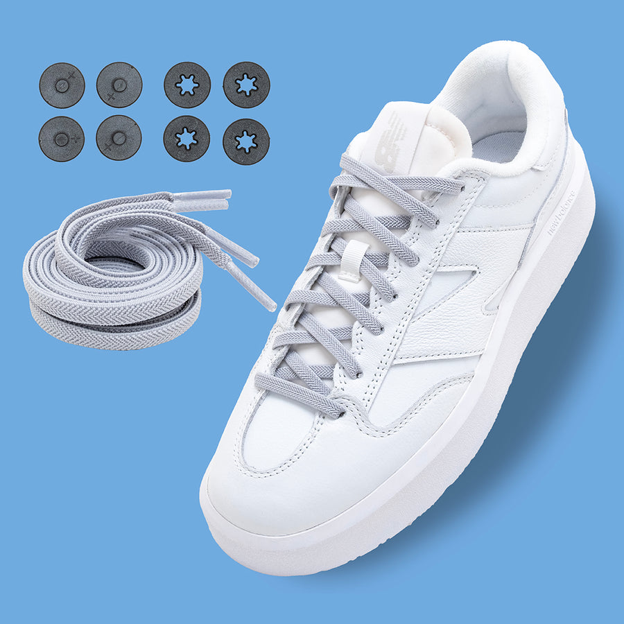 Image showcasing Flat Laces No-Tie Shoelaces